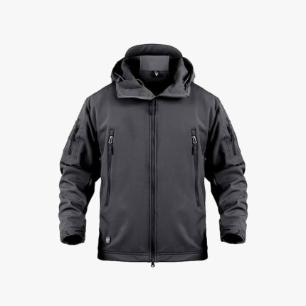 Men's Army Special Ops Military Tactical Jacket Softshell Fleece Hooded Outdoor Coat