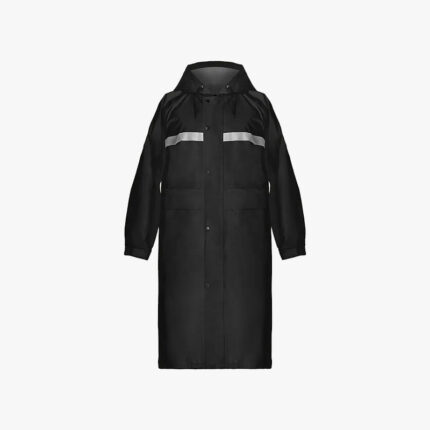Security Guard Long 49" Rain Coat Poncho Rain Gear